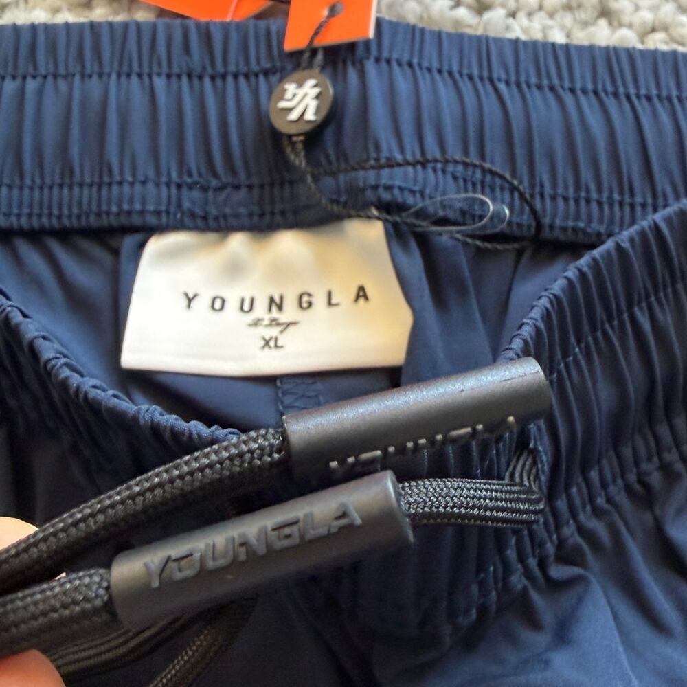 Men's YoungLA 2023 - Baggy Gym Cargo(SoldOut)  XL, NWT, DarkNavy - Picture 3 of 8